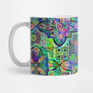 Bohemian hippie boho tie dye design Mug